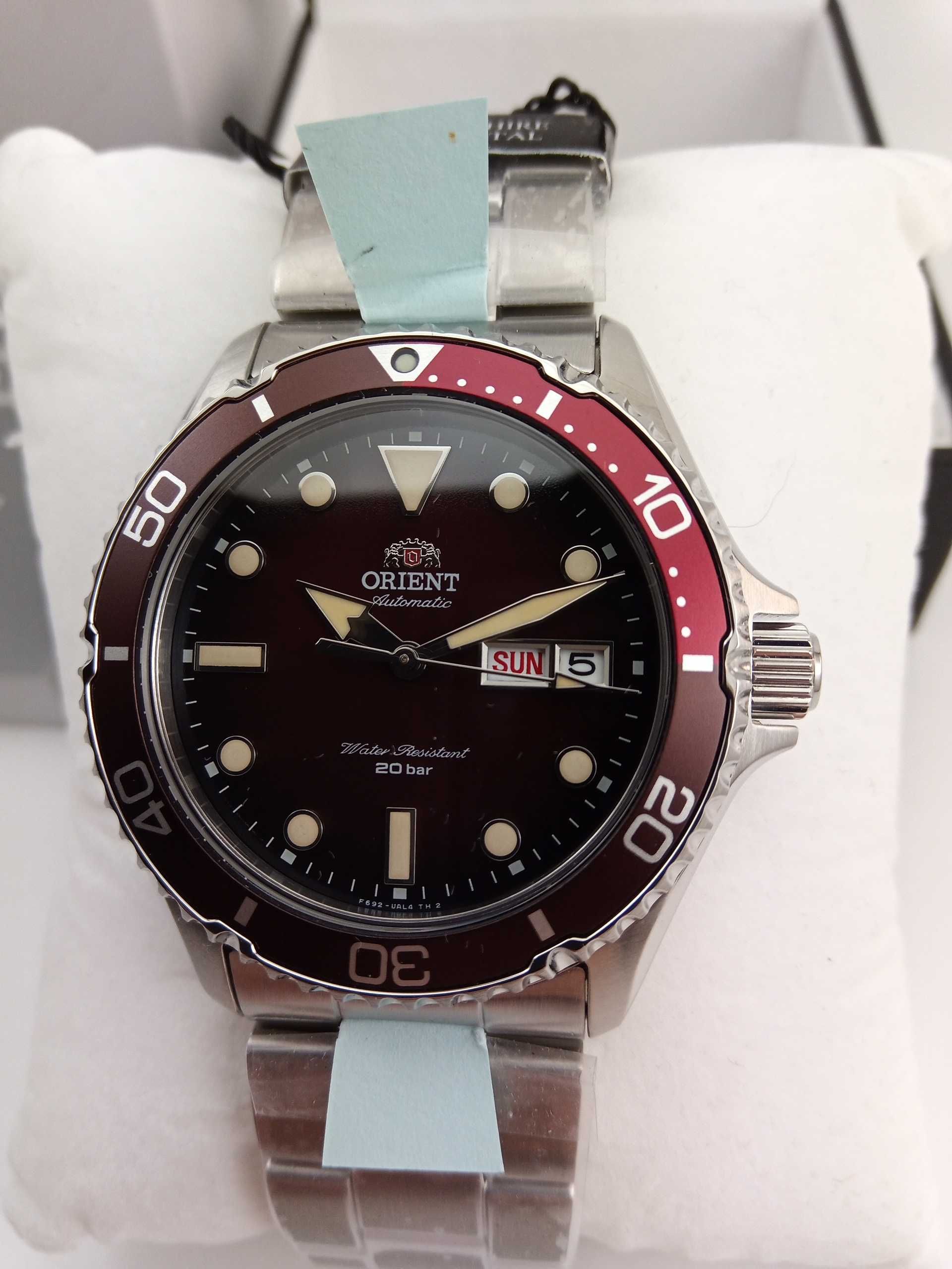 Мужские часы Orient Mako III Kamasu - сапфир, механика с самозаводом