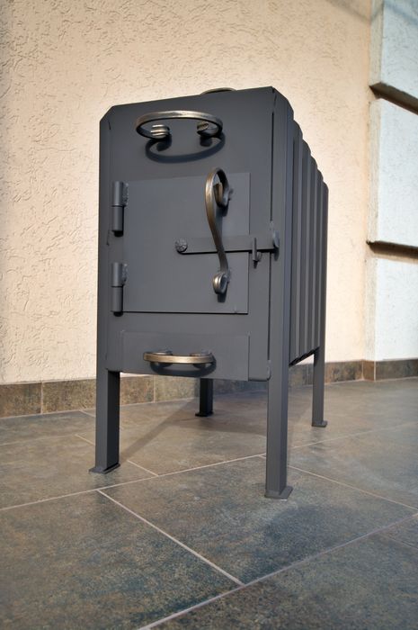 Піч Буржуйка - 85 м² з подвійною камерою, конвекцією, комфоркою