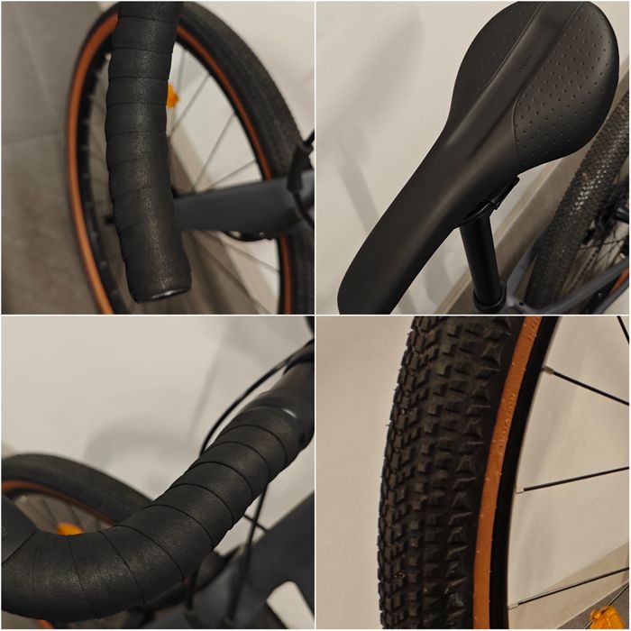 Gravel Triban JAK NOWY GRVL 520 S 27,5 1X11 SRAM APEX 1 rower szary