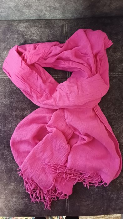 Шарф хлопковый из натуральных тканей