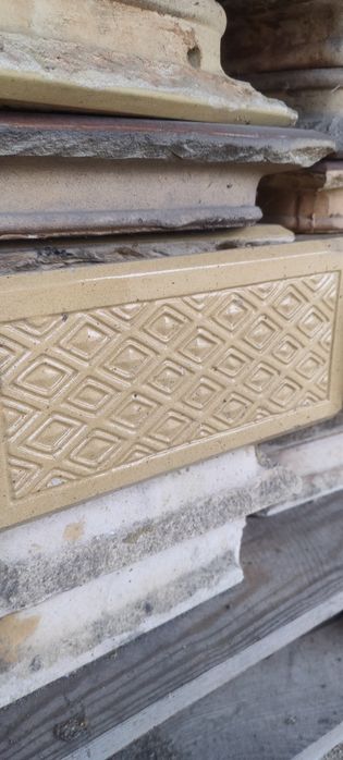 Kafle pieca kaflowego + cegły szamotowe