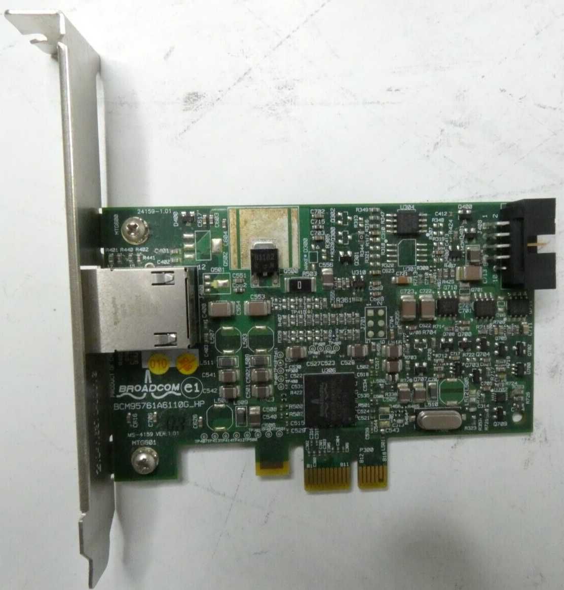 Мережева карта HP 1 Гб\с, 1 порт, PCI-Ex1 488293-001 Broadcom 5761