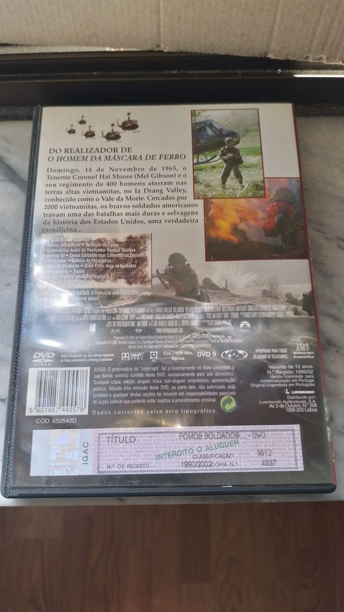DVD Fomos Soldados