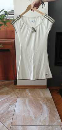 Sukienka sportowa Adidas rozmiar 34 kremowa