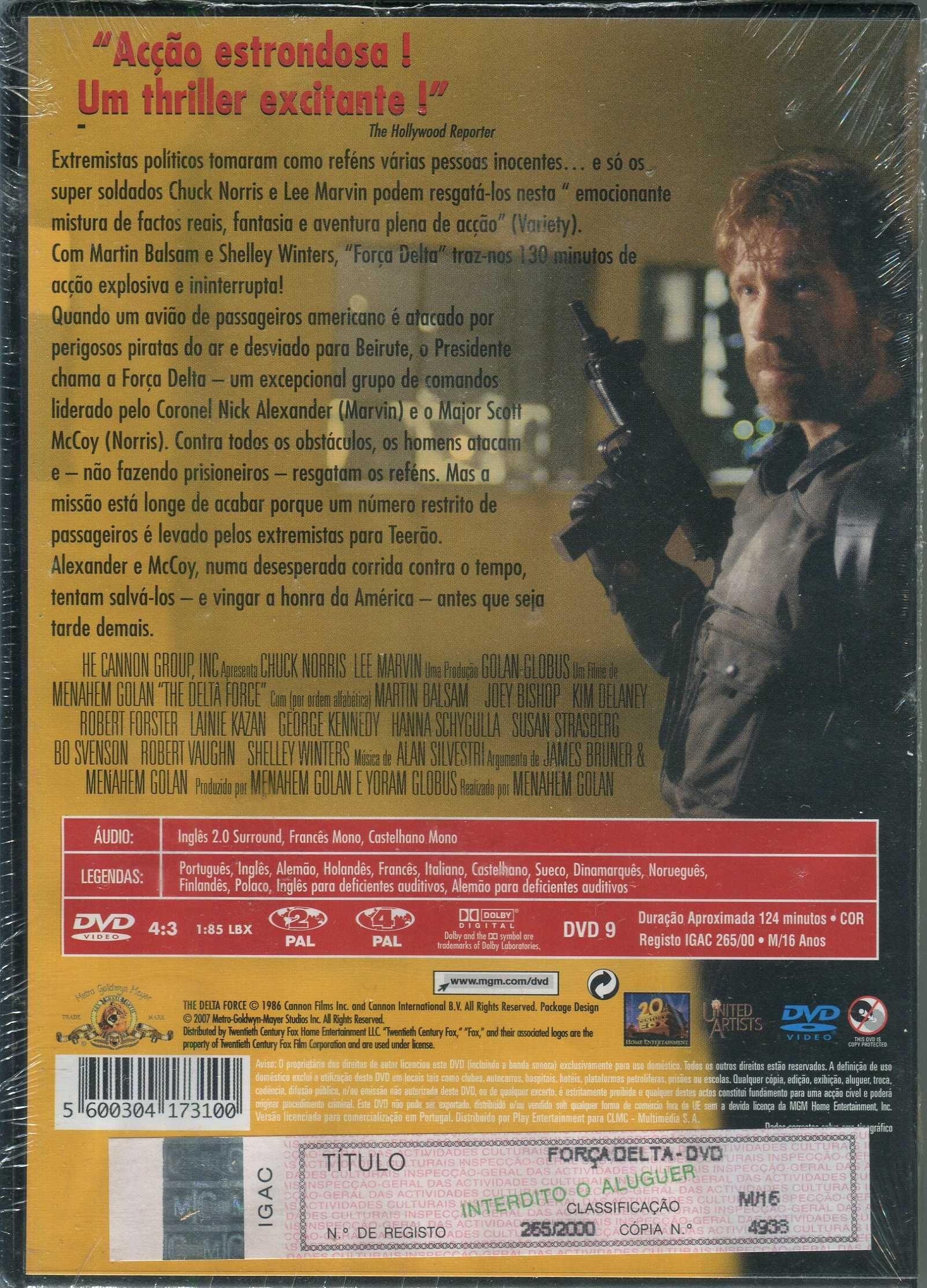 Força Delta – Novo/Selado c/ Chuck Norris, Lee Marvin