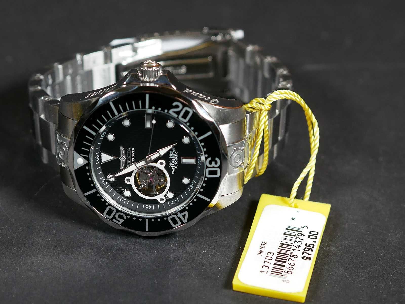 Invicta 13703 Grand Diver Automatic Seiko Ø47 мм. 100% оригинал