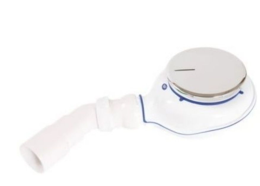 Syfon do brodzika czyszczony od góry - chrom fi 90 mm EASY-CLEAN -