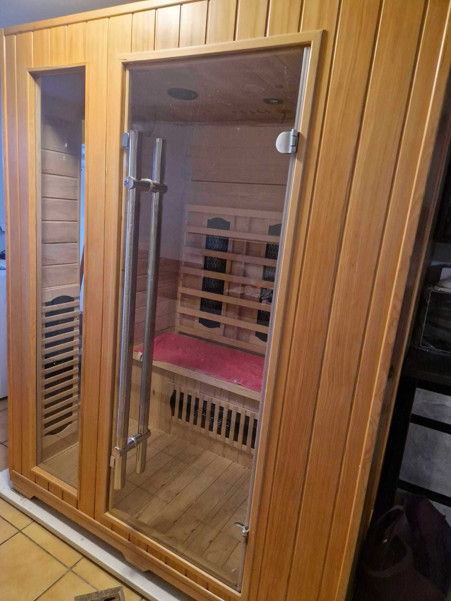 Sauna 3-osobowa infrared Na podczerwień - 150 cm / 120 cm