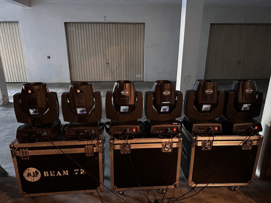 6x Beams 7R 230w + Flightcase
