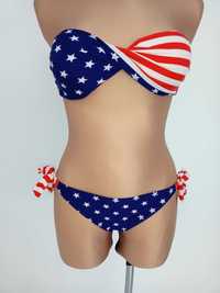 Bikini flaga USA Strój kąpielowy roz. M