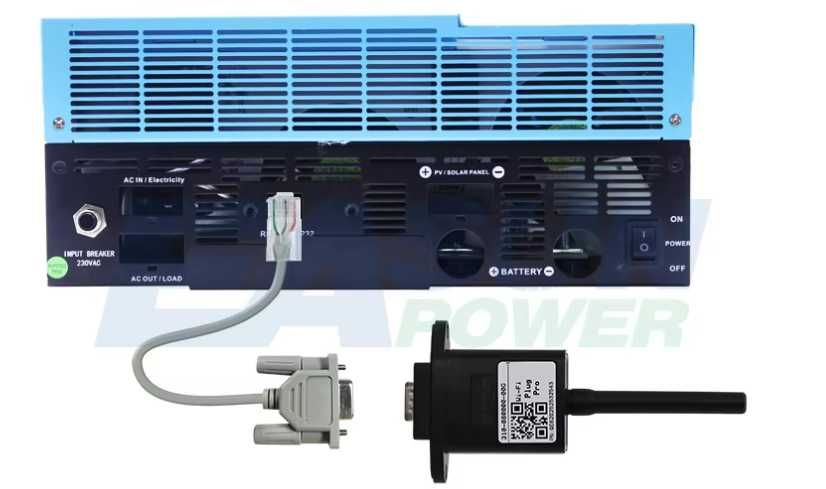 Inwerter solarny OFFGRID 5500W MPPT czysta sinusioda 48VDC z WIFI
