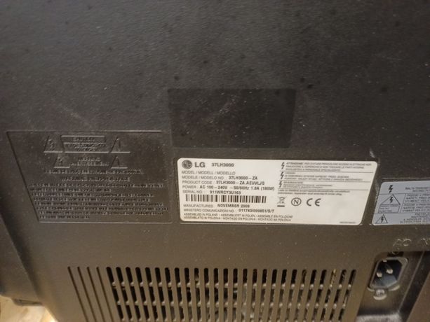Telewizor lg na części 37 cali