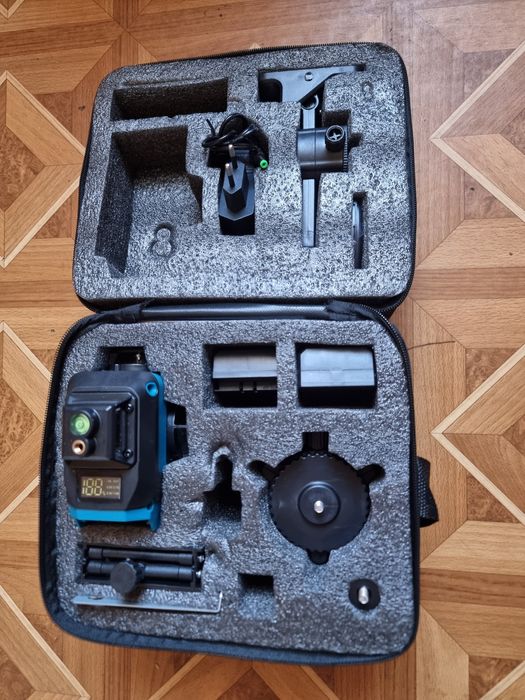 Laser krzyżowy 360 zielona wiązka