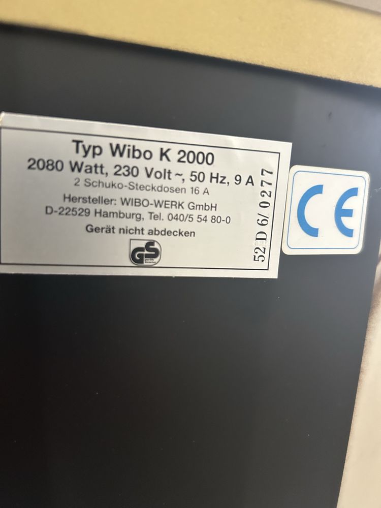 Piec kaflowy elektryczny Vibo K 2000. Tanio !