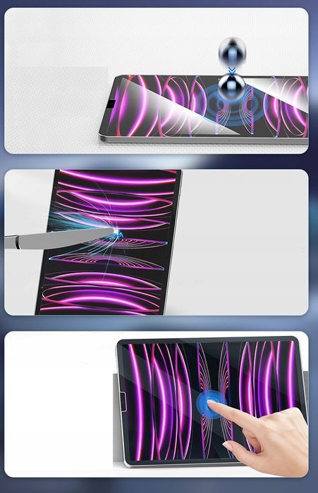 Mocne Szkło Hartowane Do Apple Ipad 10.9 10 Generacji 2022 + Ramka