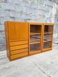 Omann Jun Duńska witryna modułowa Highboard mid century lata 60 70