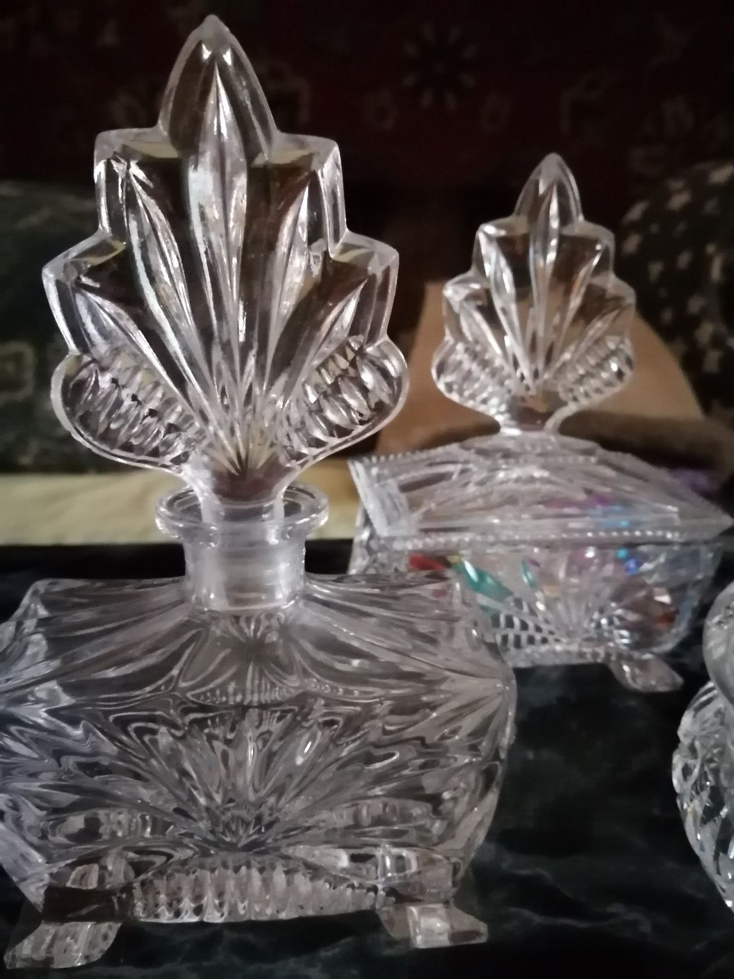 Шкатулки из хрусталя