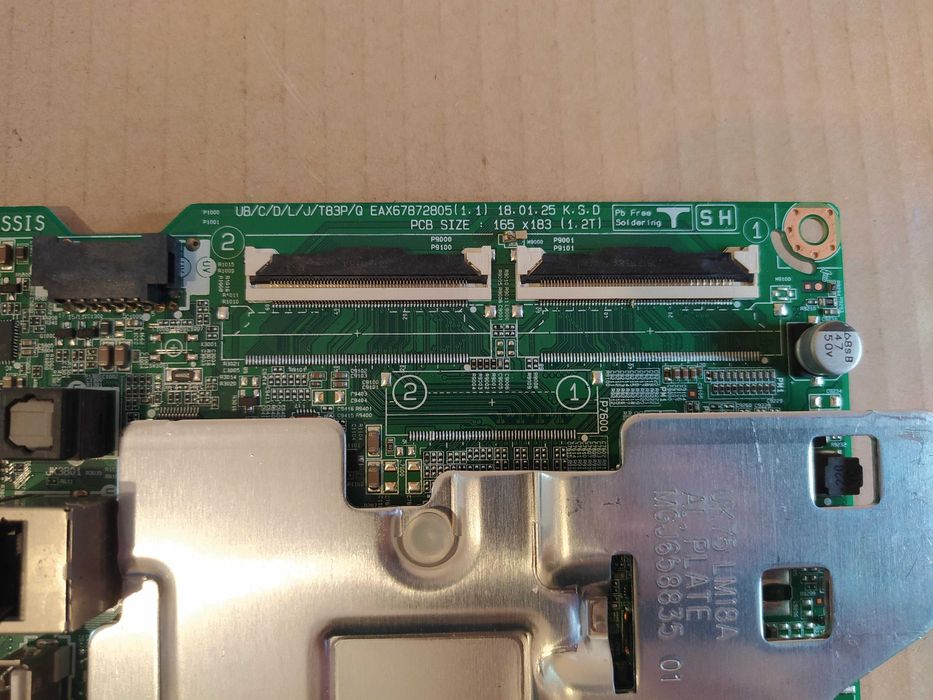 placa de video tv LG   43uk6300