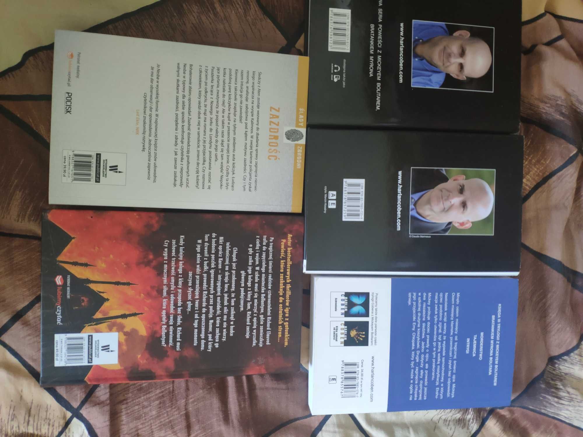 Harlan Coben Jo Nesbo zestaw książek