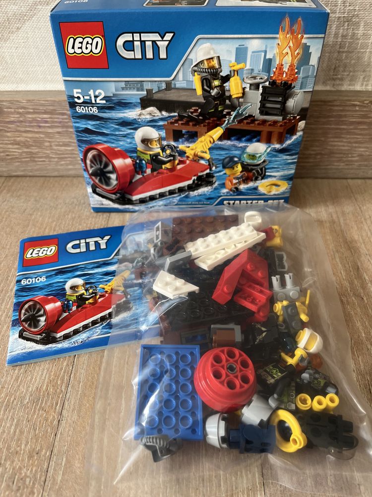 Lego City 60106 Strażacy zestaw startowy kompletny zestaw