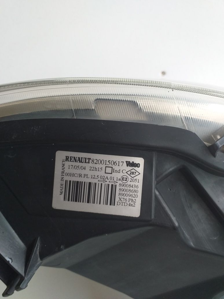 Lampa przednia prawa Renault Kangoo 2 Europa