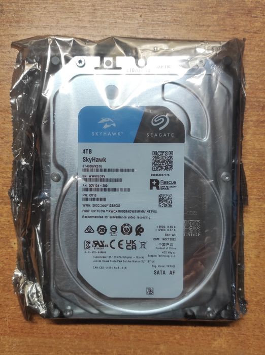 Жёсткий диск Seagate SkyHawk ST4000VX016, 4 Tb.