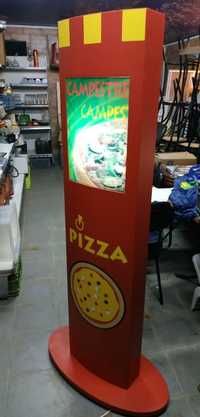 Totem c/iluminação Pizza