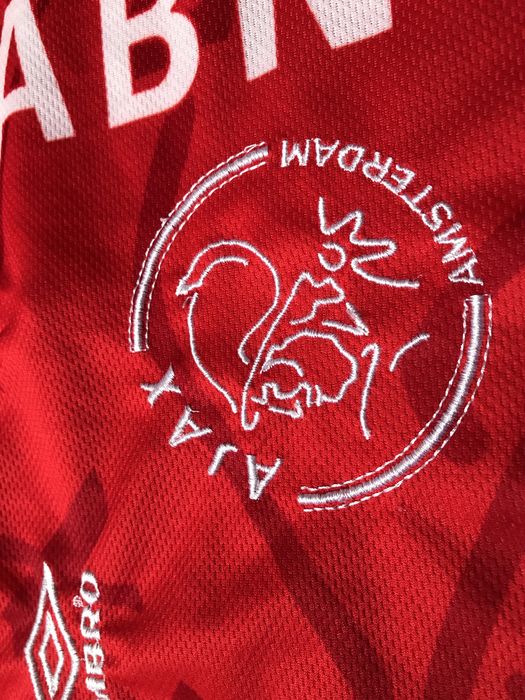 Camisola Ajax vintage 1995-96 XS criança