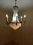 Magnifico lustre antigo em cristal