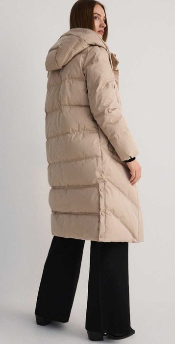 Pikowany kurtka płaszcz Reserved L zimowy z kapturem