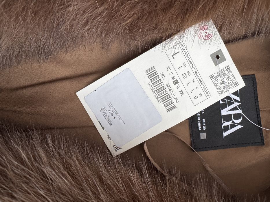 Шубка Zara M L оригінал