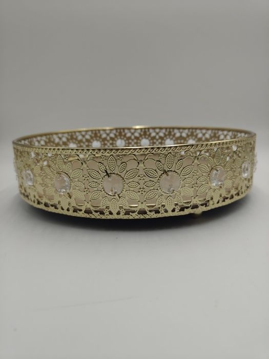 Taca ażurowa z cyrkoniami