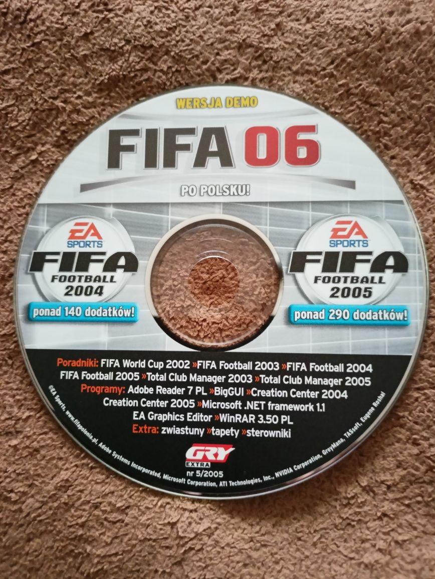 FIFA 06 i dodatki do gier