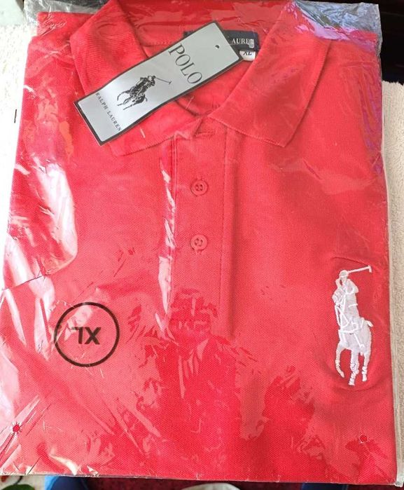 Koszulka POLO Ralph Lauren,nowa,duży haft,czerwona