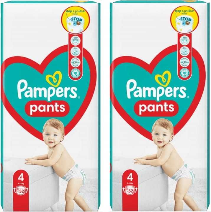 Pieluchomajtki Pampers Pants rozmiar 4 9-15 kg 104 szt