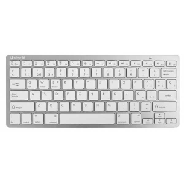 silverht Teclado Wireless Silver HT Colors Edition Branco