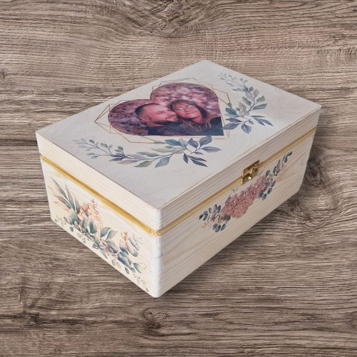 Wesele urodziny prezent drewniane skrzynki