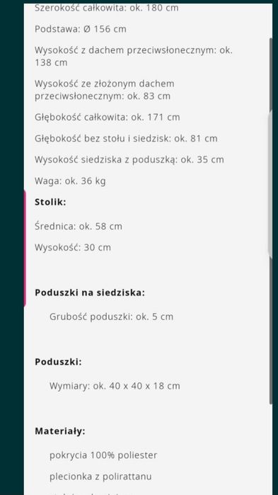 Wyspa ogrodowa  leżakowanie