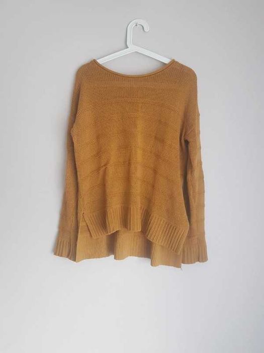 musztardowy sweter, xs