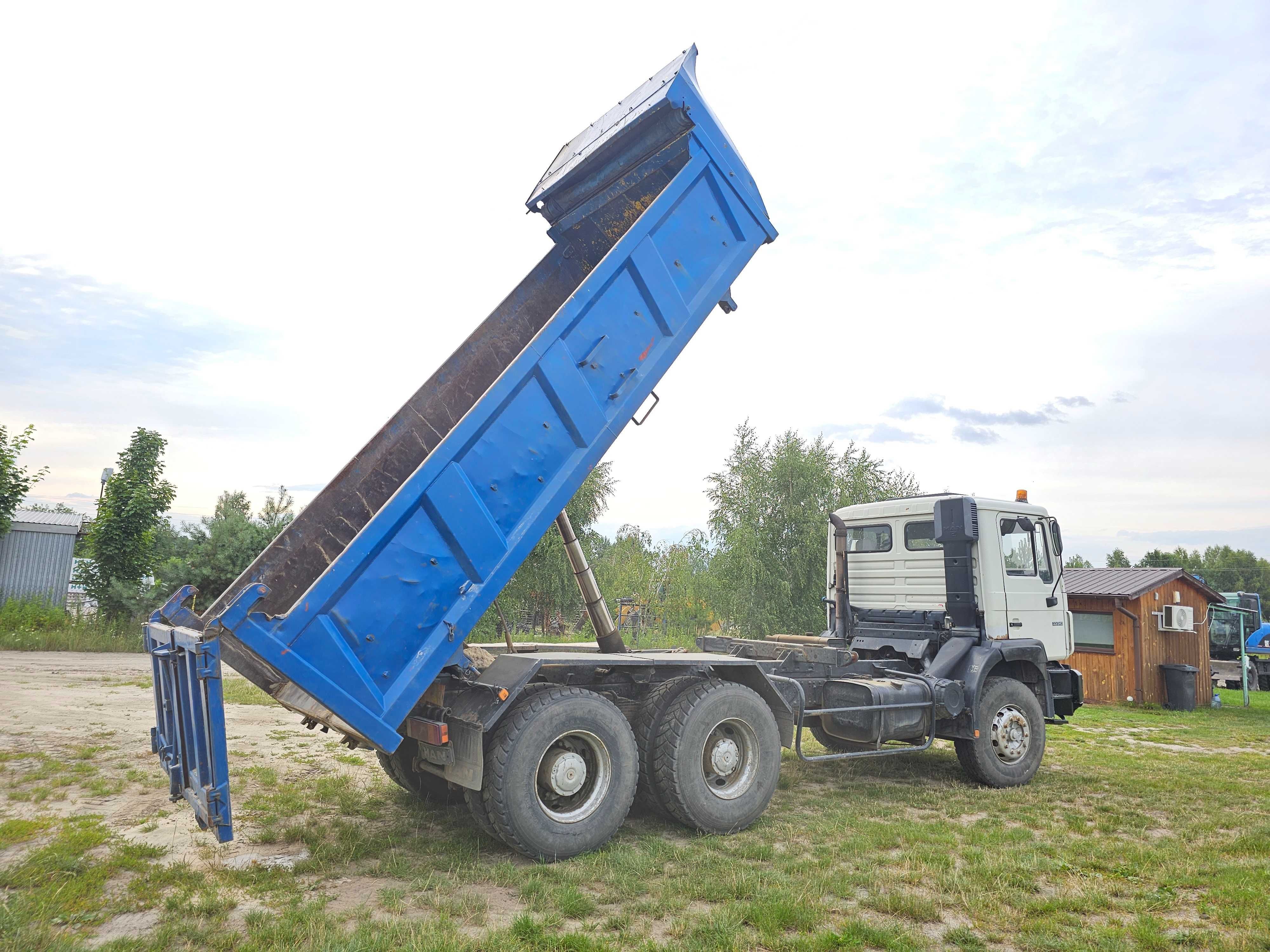 MAN 33-343, 1998, 6x4, wywrotka, specjalny
