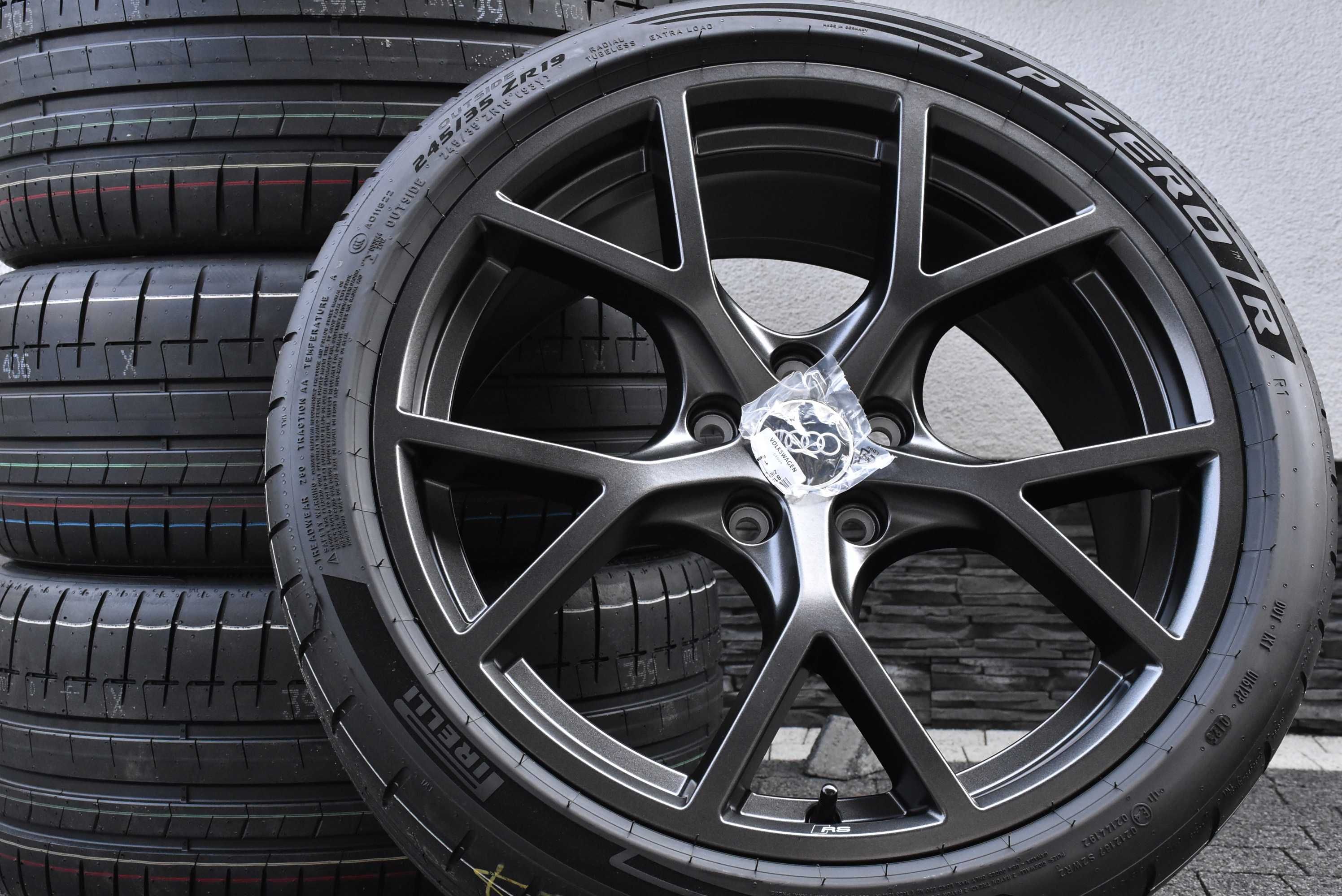 Nowe koła OEM Audi RS3 8Y0 19" NOWE Pirelli R1 dot2025 oryginał