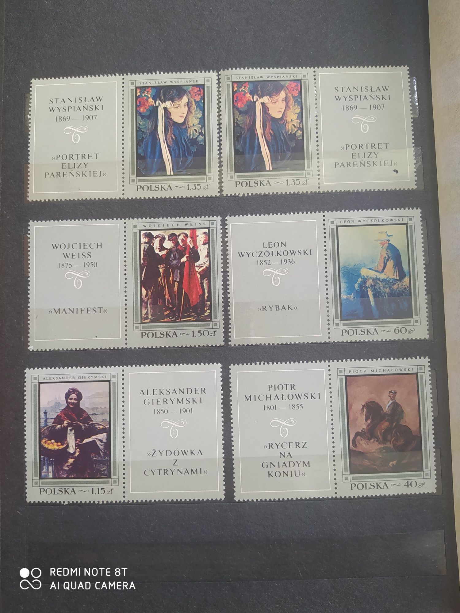 Tanio ładny zestaw bloczków znaczki pocztowe Gratis duży klaserPolecam