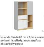 Komoda  79,5x126x39 BRW model Nandu