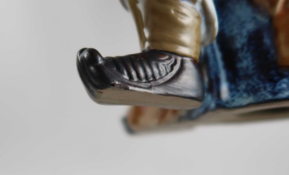 Escultura da China em argila - 26 cm