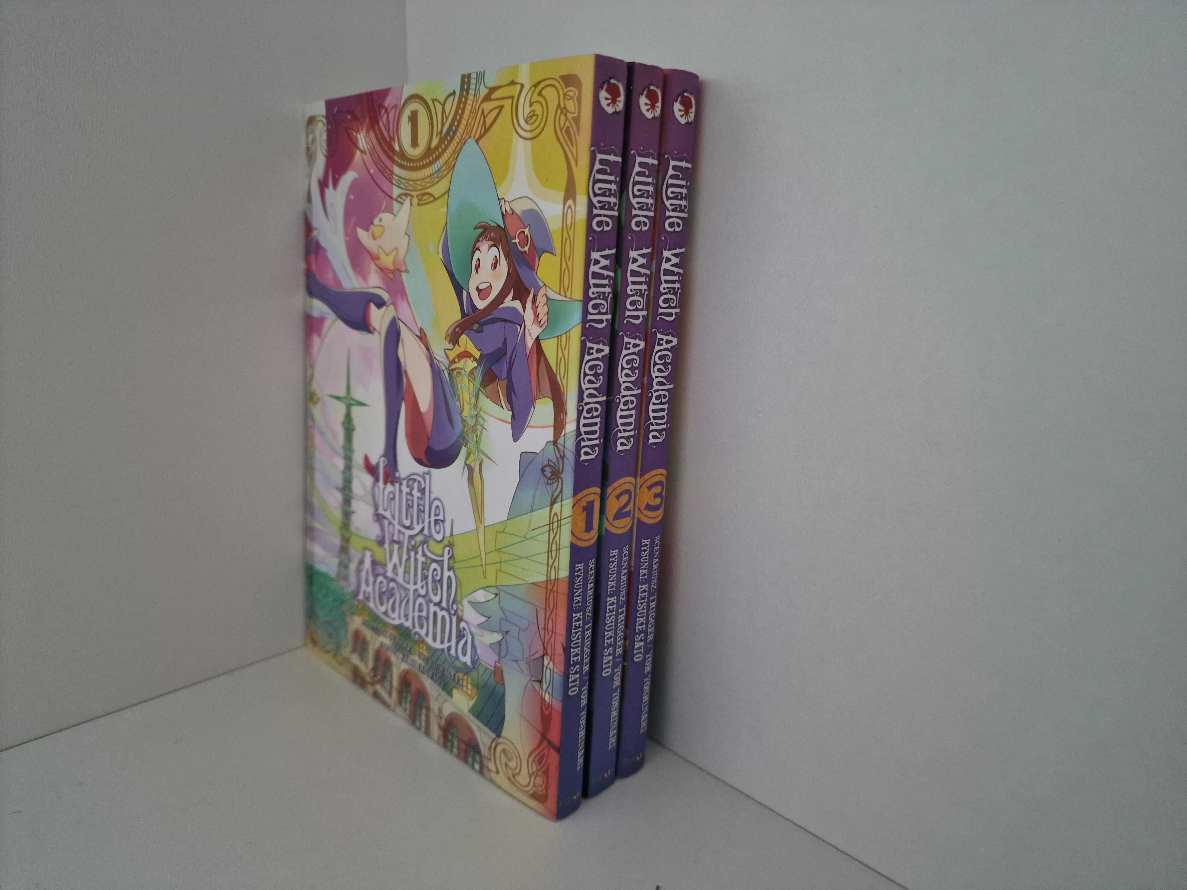 Manga - Little Witch Academia - Tomy 1-3 - Komplet - PL