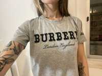 T-shirt burberry cinza s