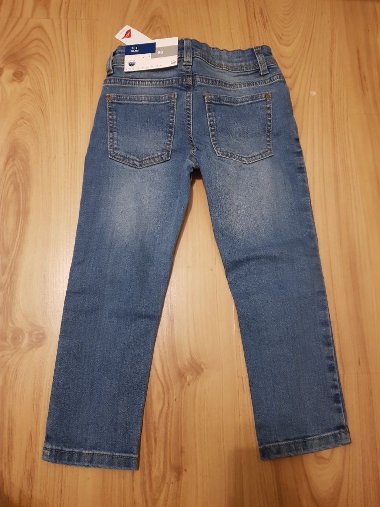 Nowe jeansy rozmiar 98 C&A rurki