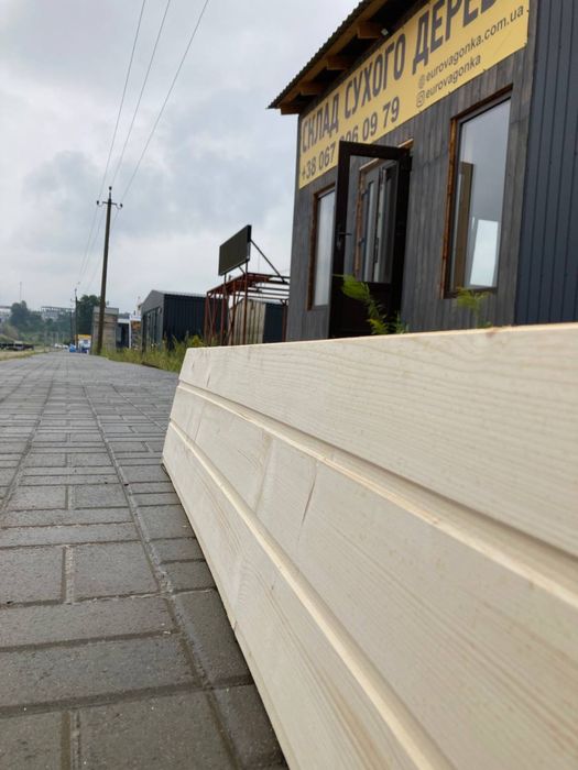 Вагонка смерекова / Імітація бруса / Блок хаус / Дошка підлоги / Рейка