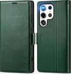 etui z klapką i kieszeniami tucch samsung galaxy s23 fe zielony rfid