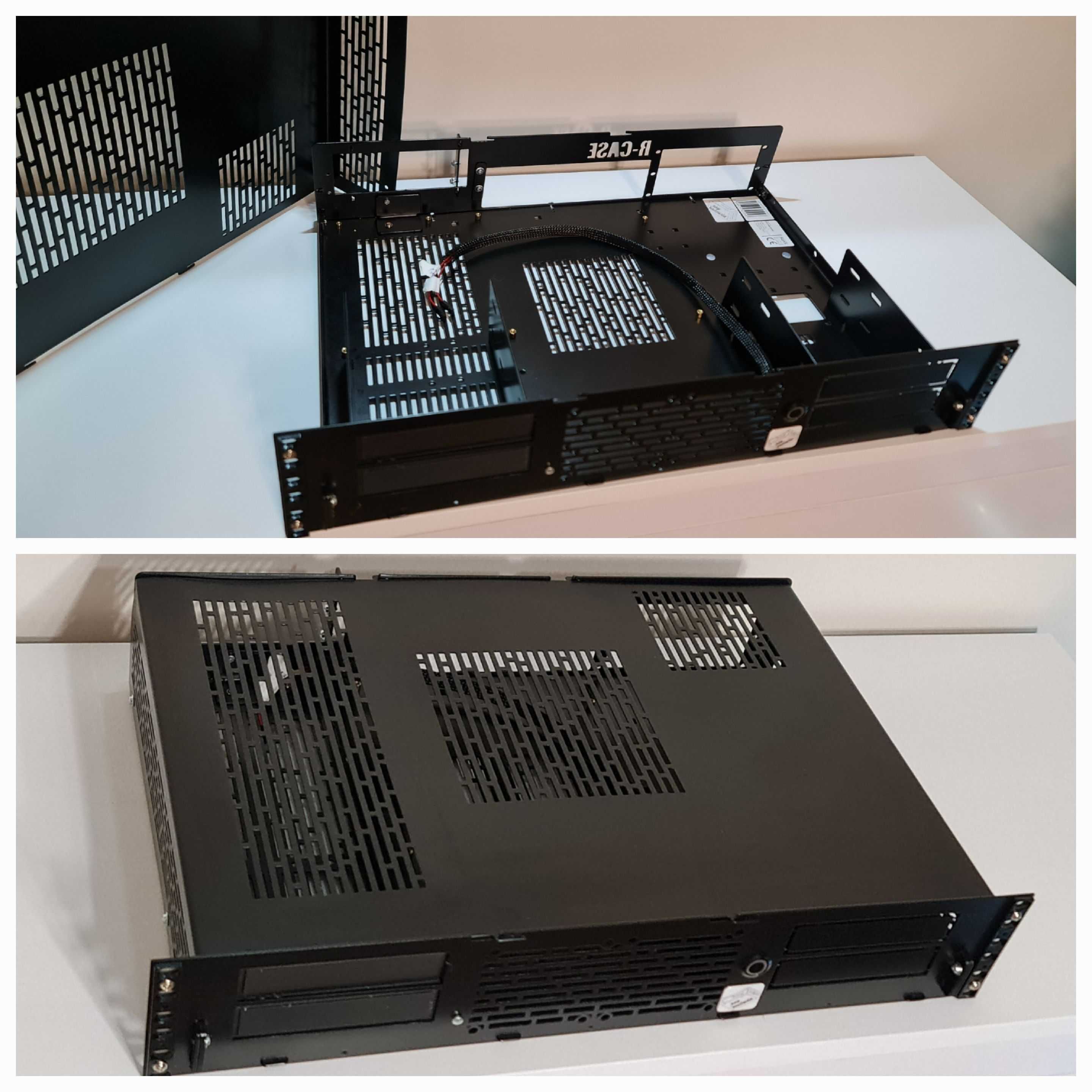 Obudowa do szafy RACK - R-CASE 4 RAL / montaż 2U mATX Nowa konstrukcja